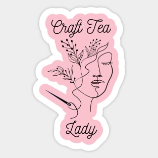 Craft Tea Lady Sticker